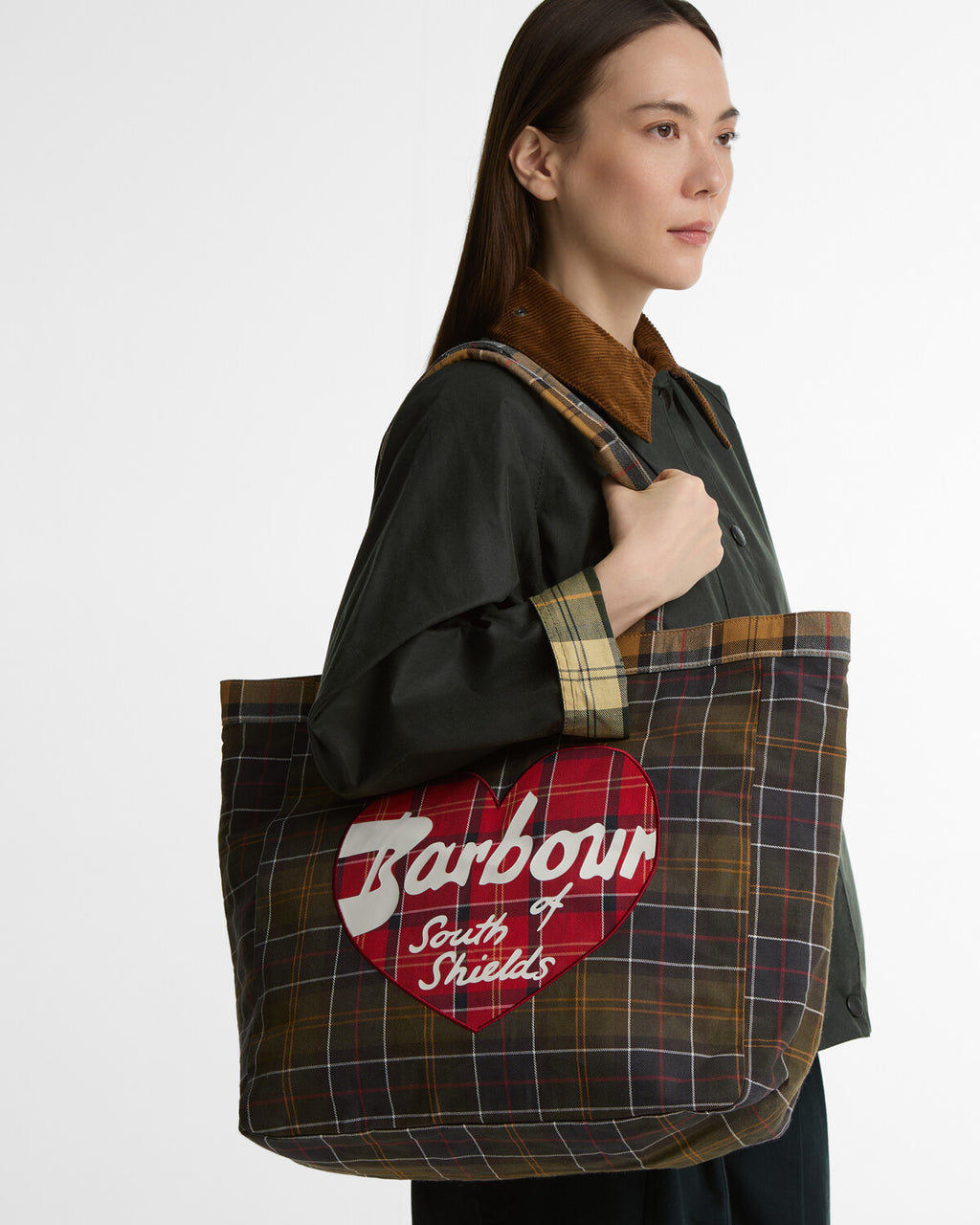 Handtassen groen Barbour