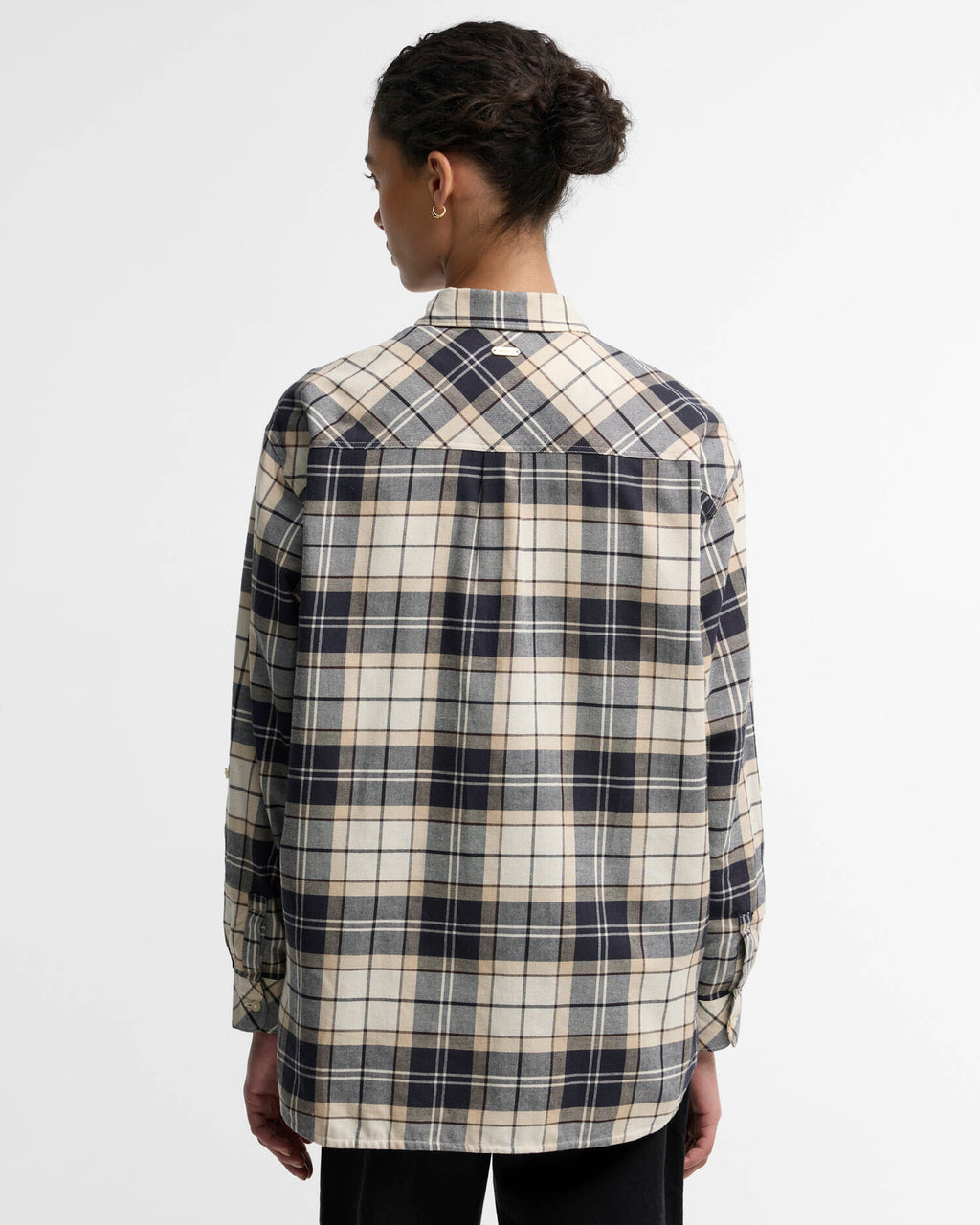 Blouses lange mouw beige Barbour