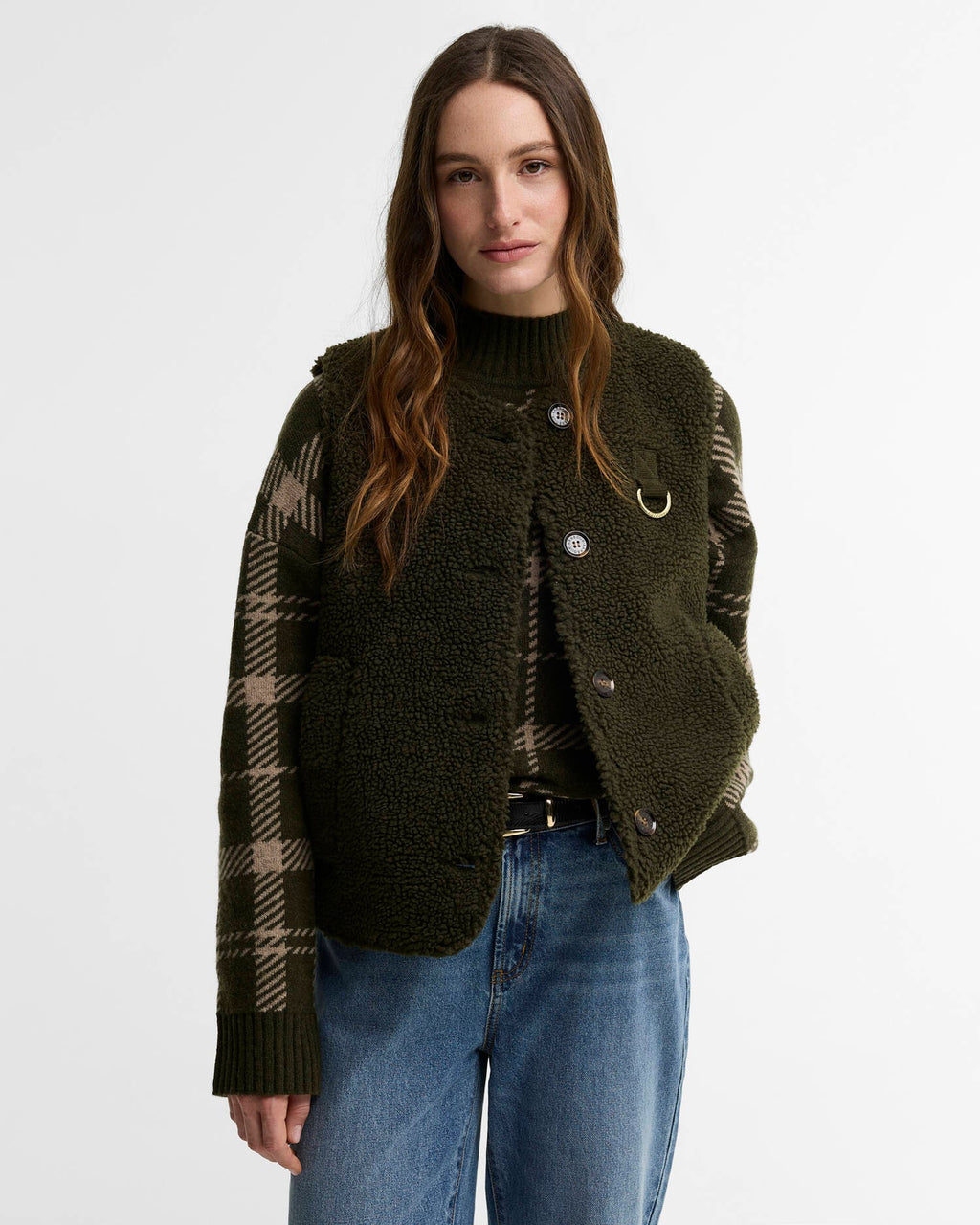 Bodywarmers groen Barbour