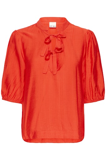 Blouses korte mouw rood ICHI