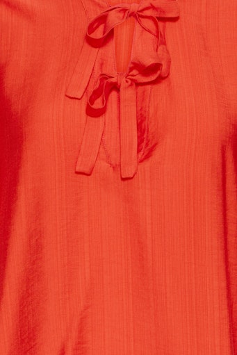 Blouses korte mouw rood ICHI
