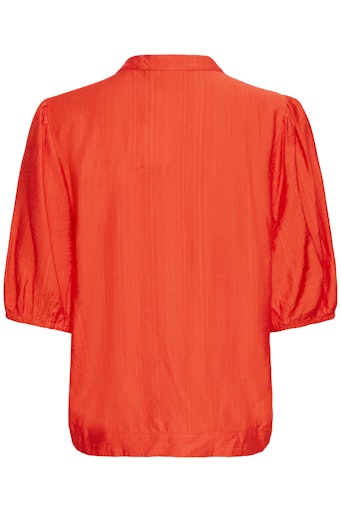 Blouses korte mouw rood ICHI
