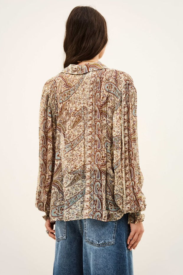 Blouses lange mouw beige ba&sh