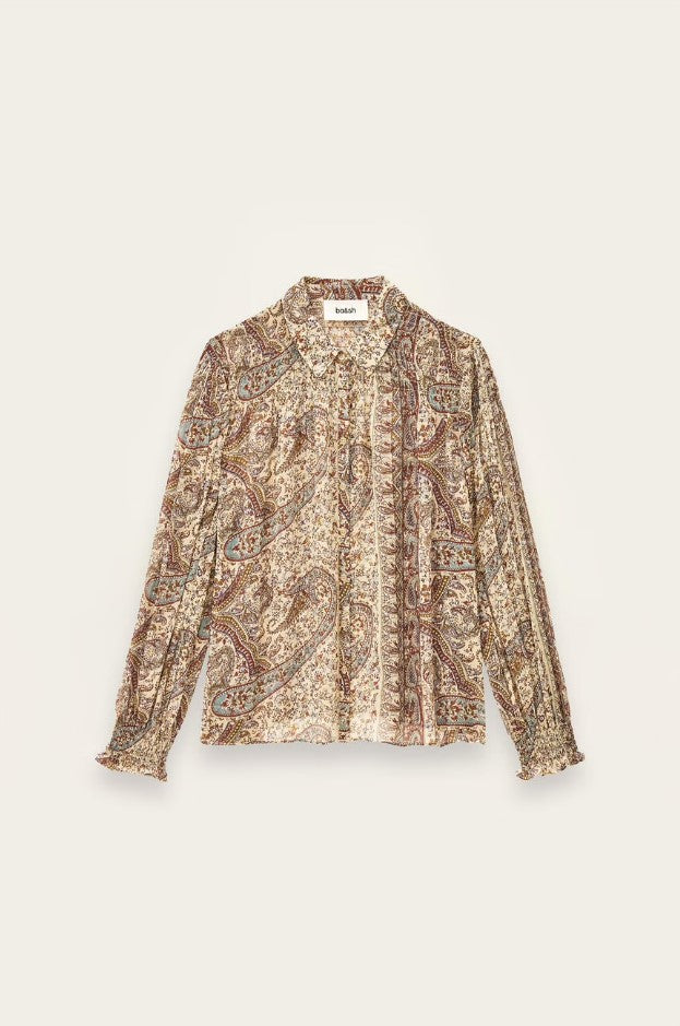 Blouses lange mouw beige ba&sh