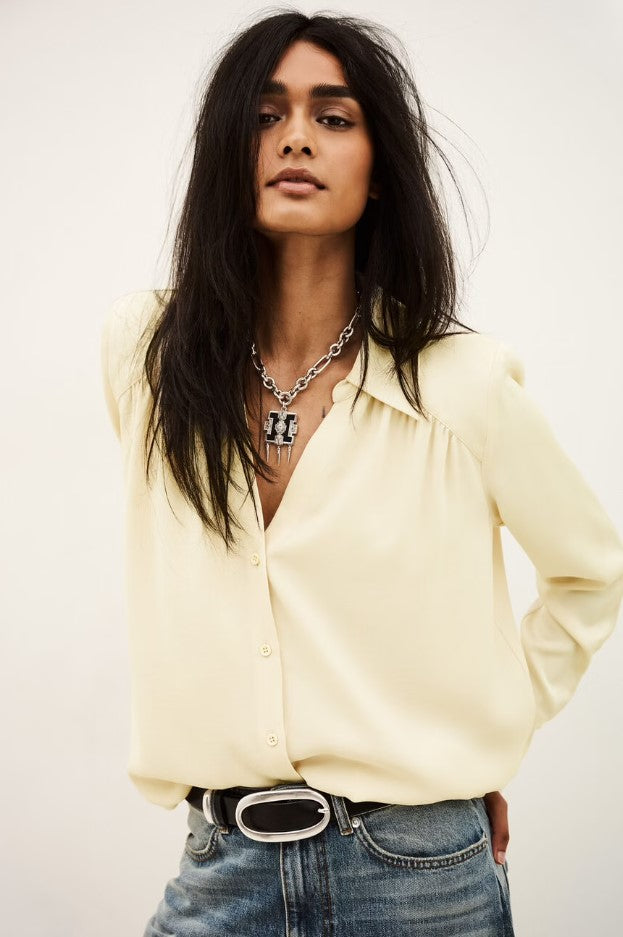 Blouses lange mouw beige ba&sh