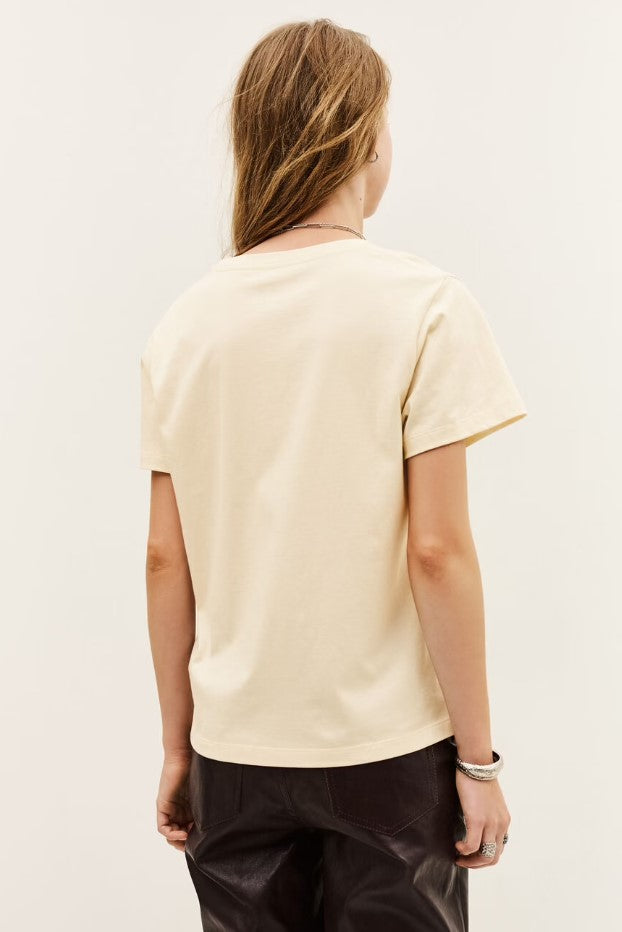 T-shirts korte mouw beige ba&sh