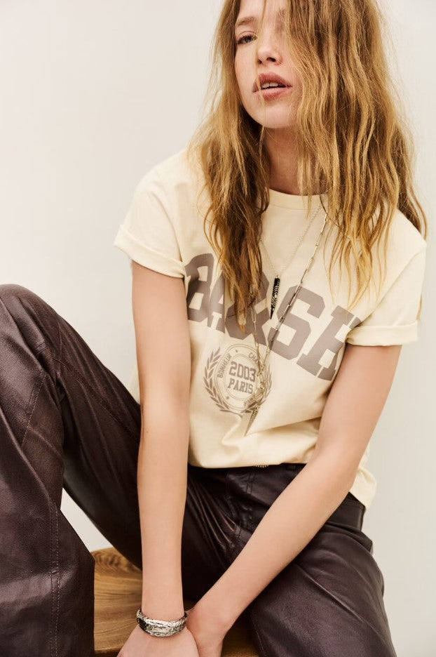 T-shirts korte mouw beige ba&sh