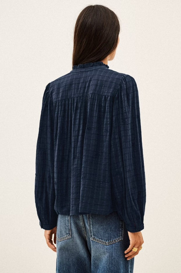 Blouses lange mouw navy ba&sh