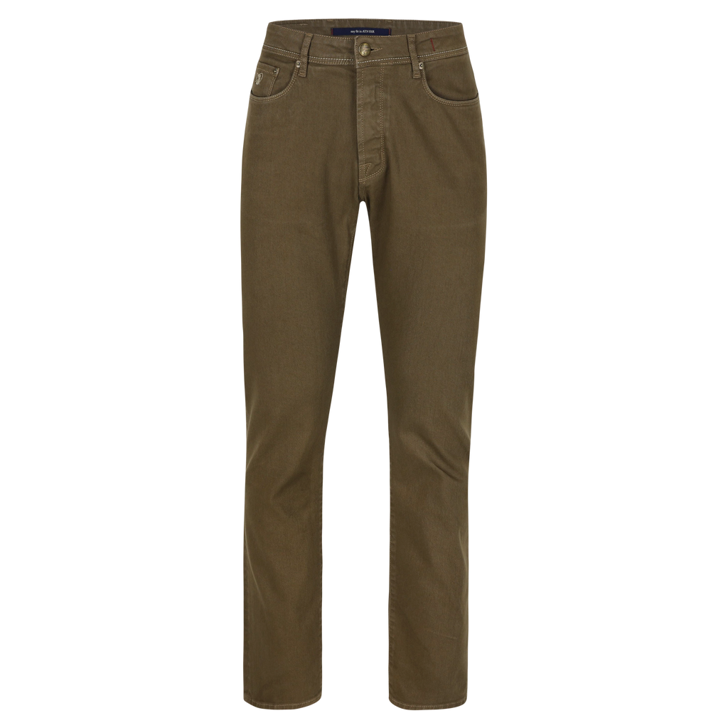 Jeans groen Atelier Noterman