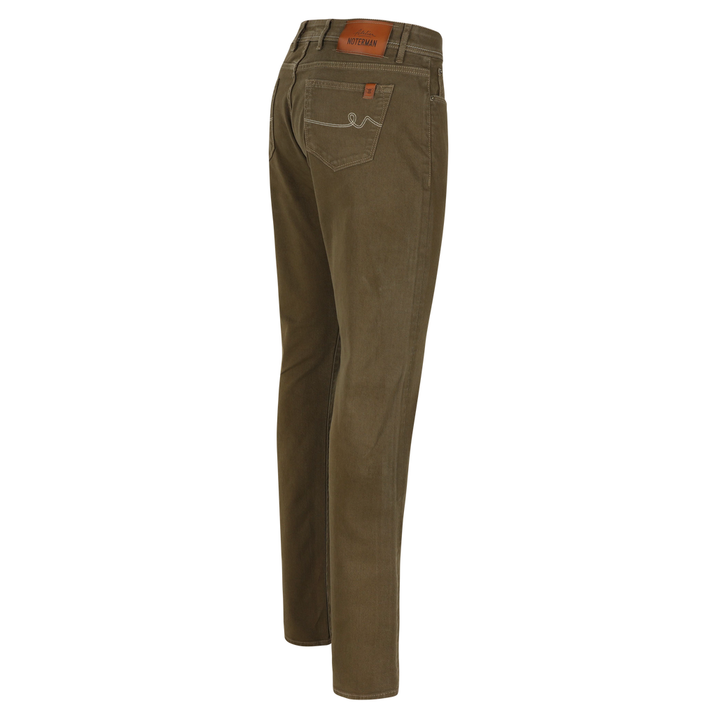 Jeans groen Atelier Noterman