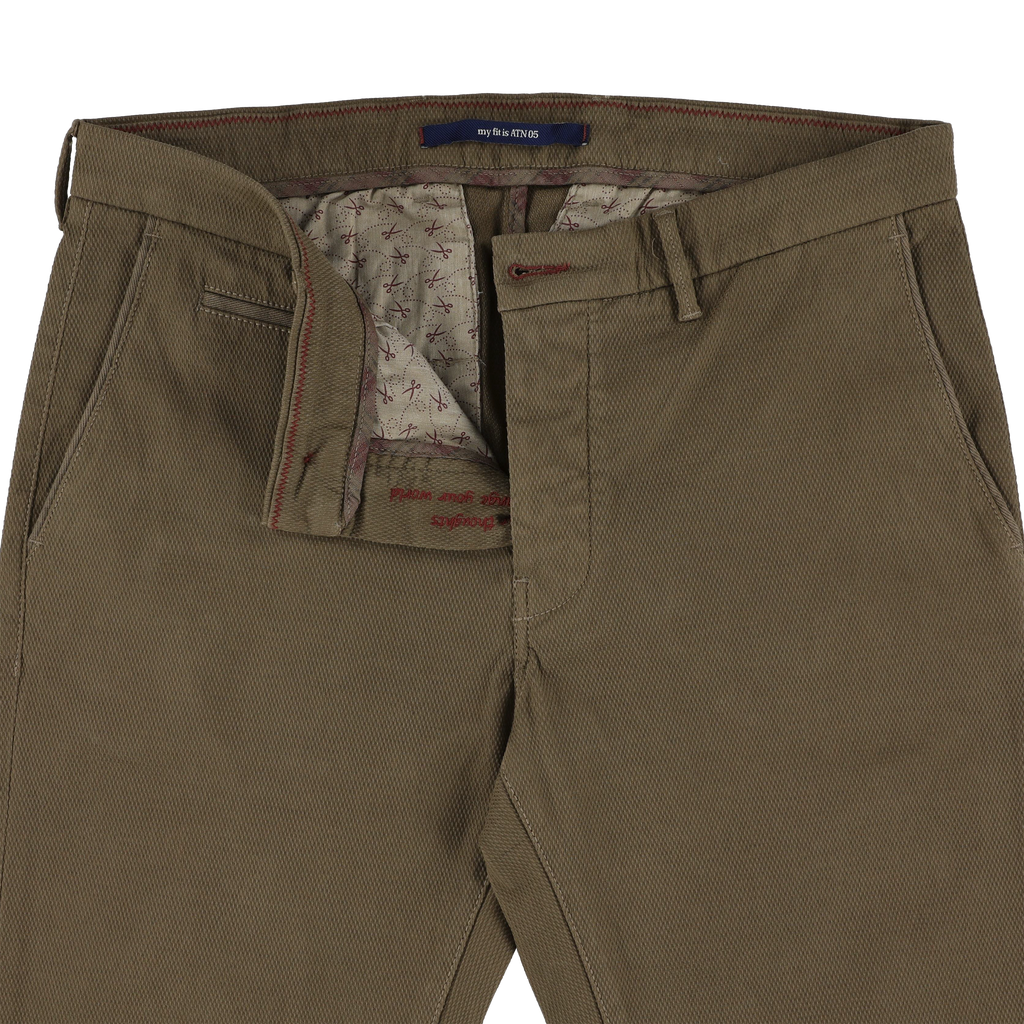 Jeans groen Atelier Noterman