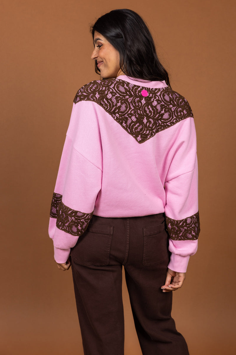 Sweaters roze Four Roses