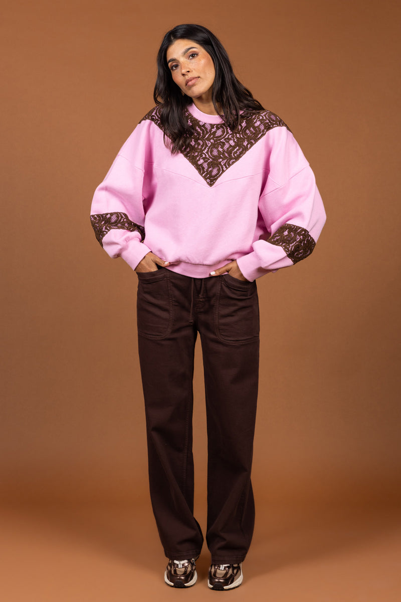 Sweaters roze Four Roses