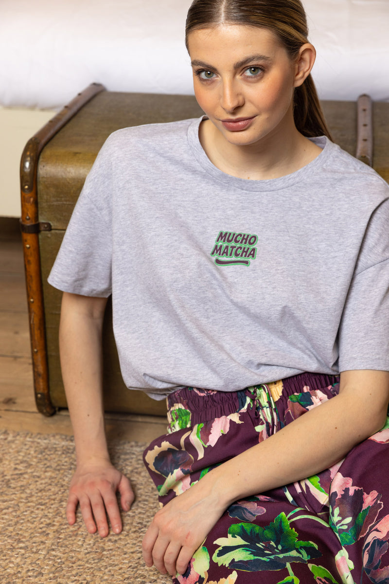 T-shirts korte mouw grijs Four Roses