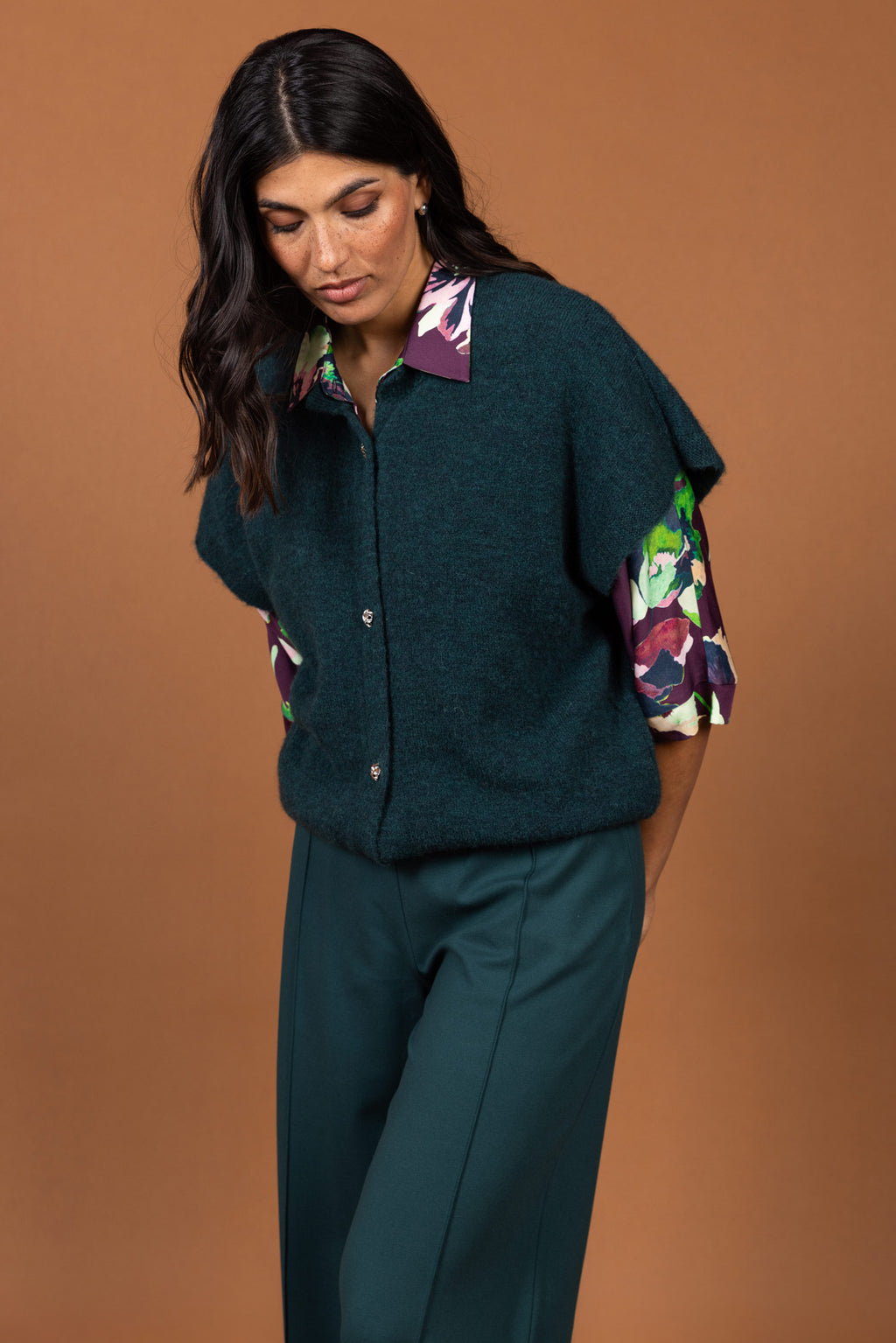 Blouses lange mouw multicolor Four Roses
