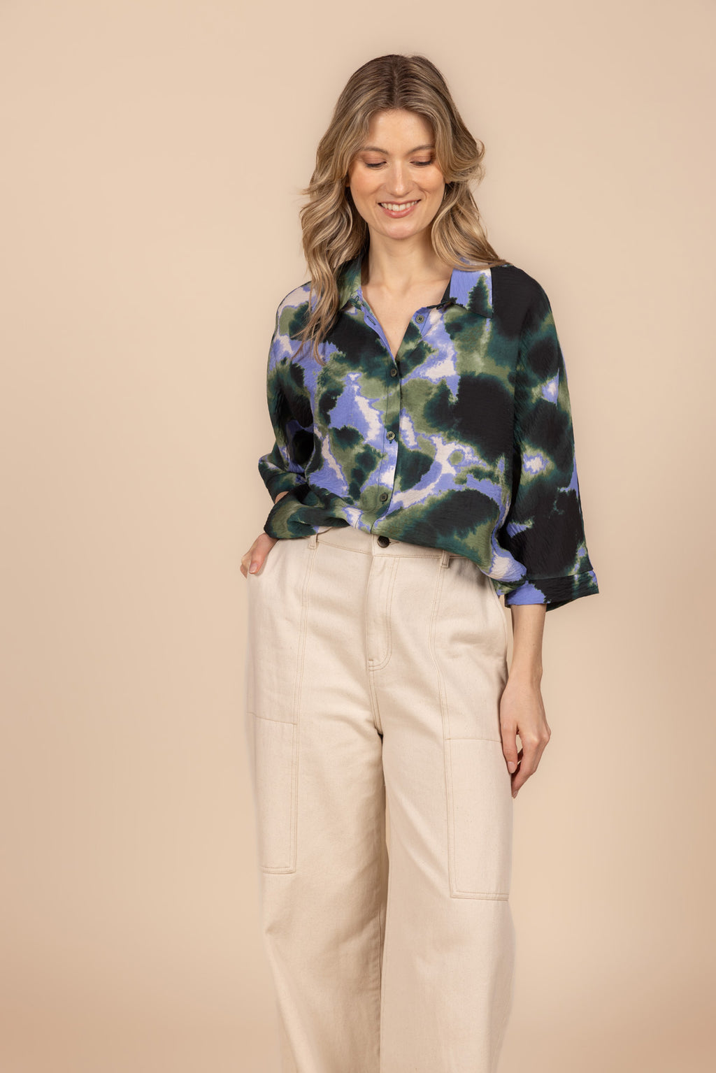 Blouses lange mouw multicolor Four Roses