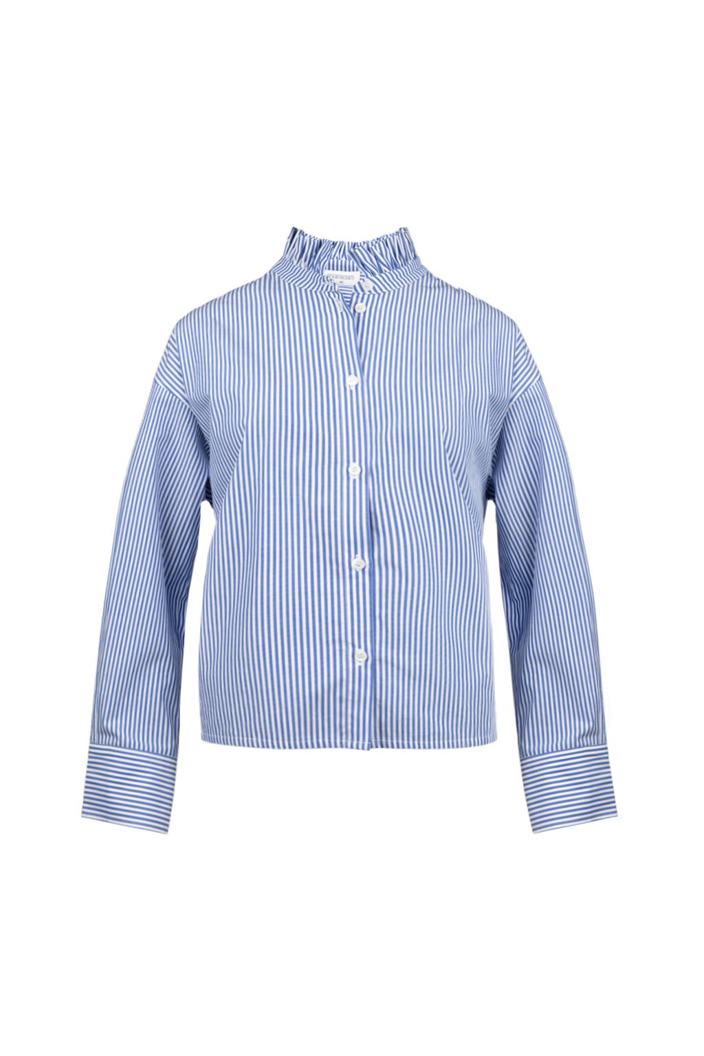 Blouses lange mouw blauw Four Roses