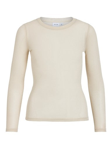 Blouses lange mouw beige VILA