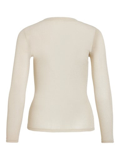 Blouses lange mouw beige VILA