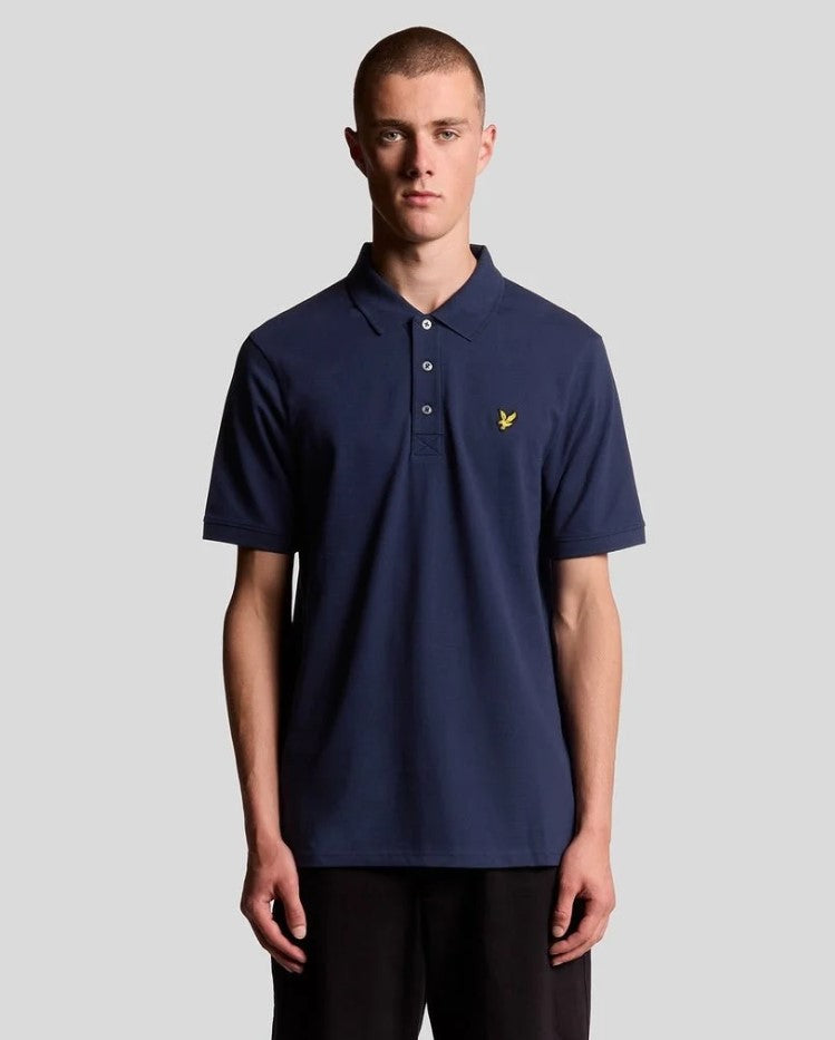 Polo's korte mouw navy Lyle & Scott