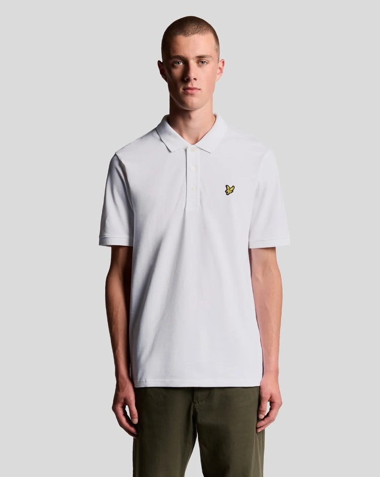 Polo's korte mouw wit Lyle & Scott