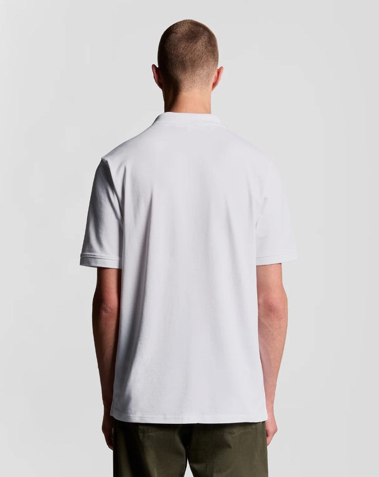 Polo's korte mouw wit Lyle & Scott
