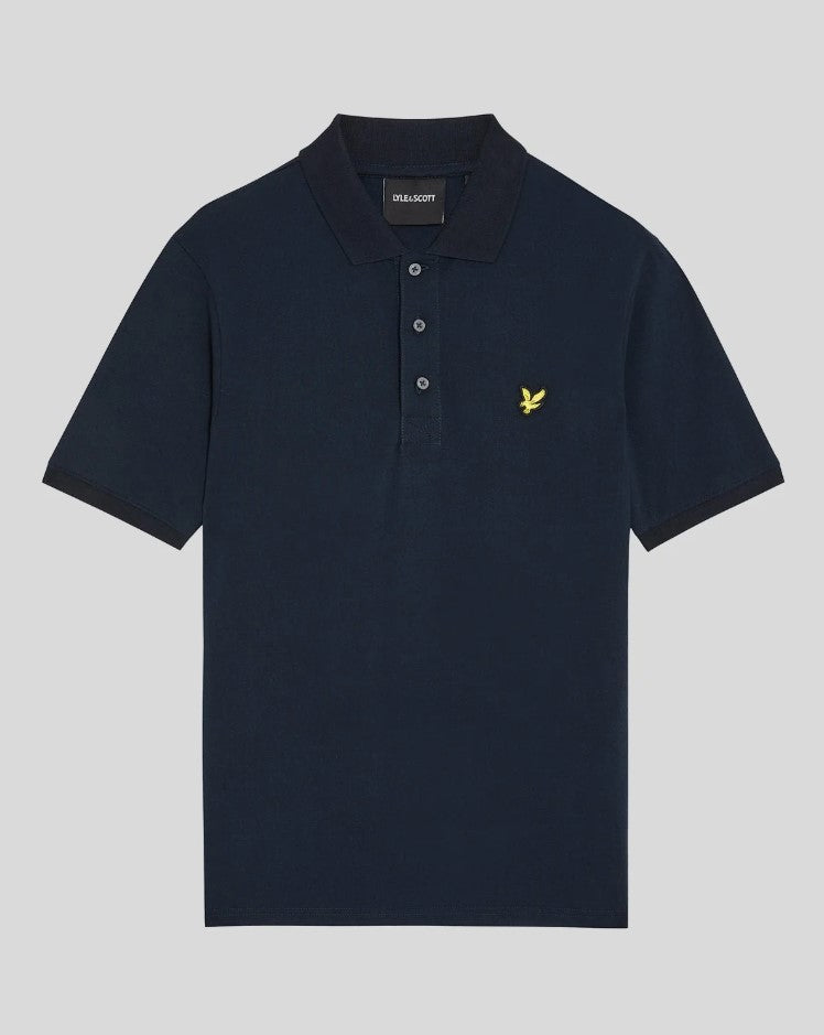 Polo's korte mouw navy Lyle & Scott
