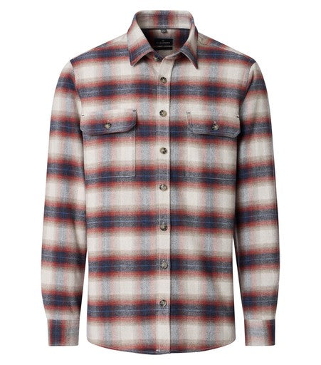 Hemden lange mouw rood Casa Moda