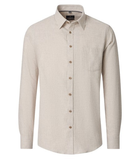 Hemden lange mouw beige Casa Moda