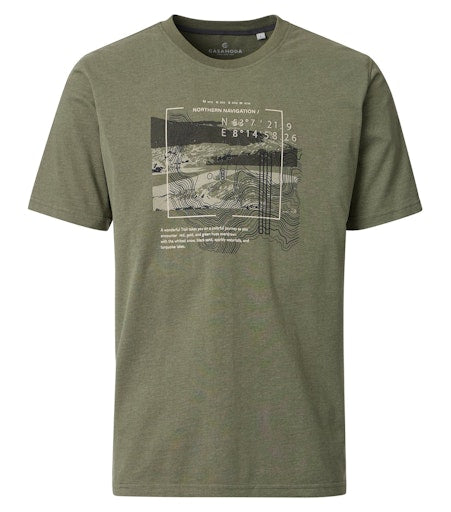 T-shirts korte mouw groen Casa Moda