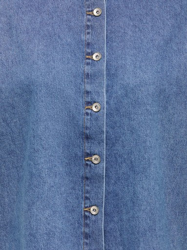 Blouses lange mouw blauw ONLY Carmakoma