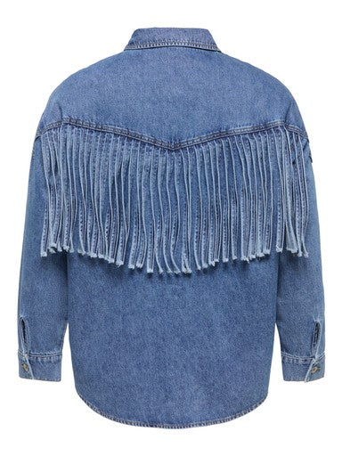 Blouses lange mouw blauw ONLY Carmakoma