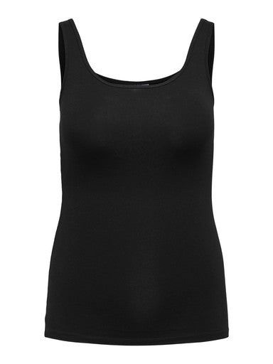 T-shirts korte mouw zwart ONLY Carmakoma