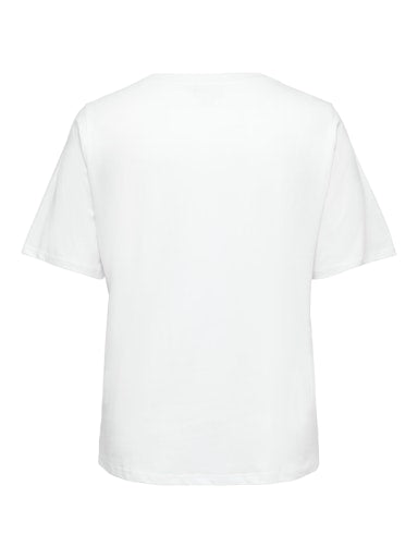 T-shirts korte mouw wit ONLY Carmakoma