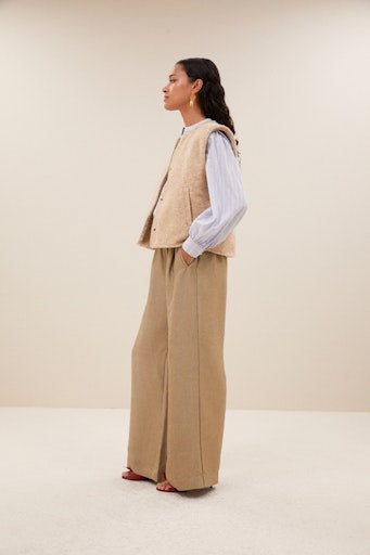 Bodywarmers beige by-bar