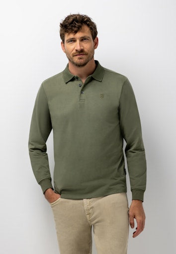 Polo's lange mouw groen State of Art