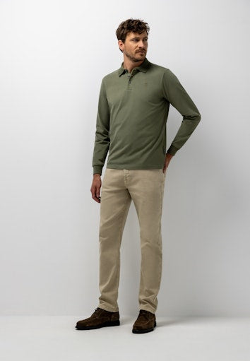 Polo's lange mouw groen State of Art