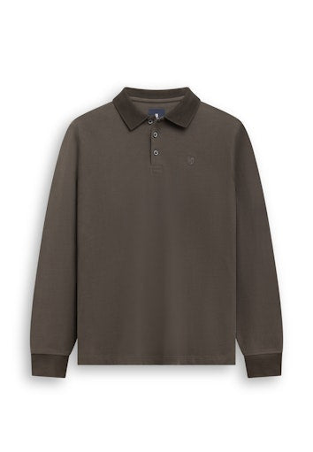 Polo's lange mouw bruin State of Art