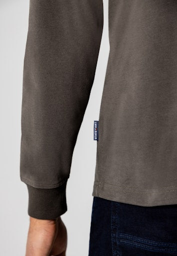 Polo's lange mouw bruin State of Art