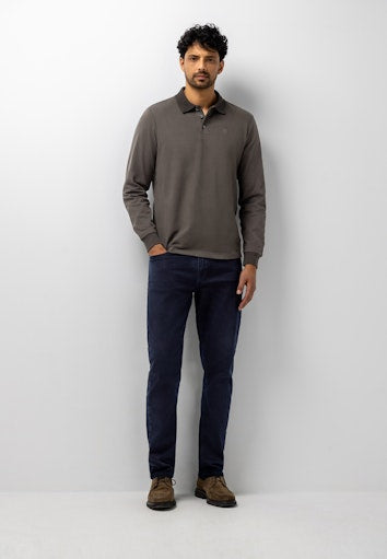 Polo's lange mouw bruin State of Art