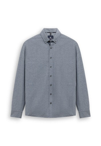 Hemden lange mouw blauw State of Art