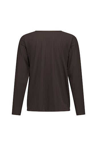 Blouses lange mouw bruin Studio Anneloes