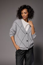 Cardigans grijs LALOTTI