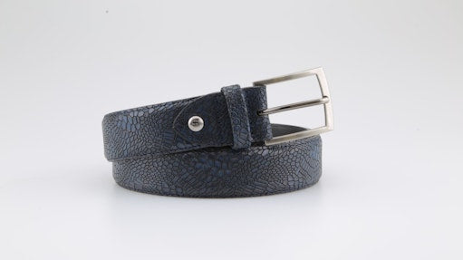 Riemen blauw Floris Van Bommel