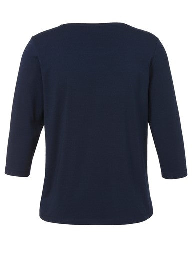 T-shirts lange mouw blauw Via Appia Due