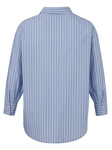 Blouses lange mouw blauw Via Appia Due