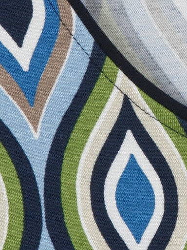 T-shirts lange mouw blauw Via Appia Due