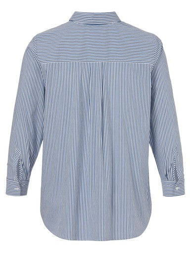 Blouses lange mouw blauw Via Appia Due