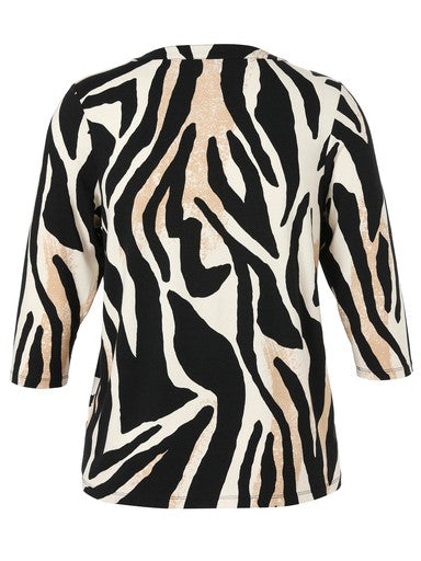 T-shirts korte mouw zwart Via Appia Due