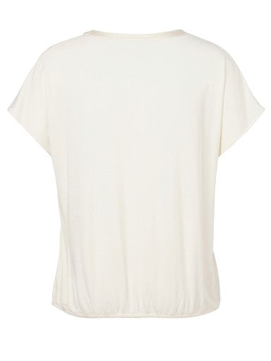 Blouses korte mouw beige Via Appia Due
